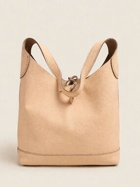 J. Crew English Pebbled Saddle Leather Tote DOWNING HOBO BAG  #B9021